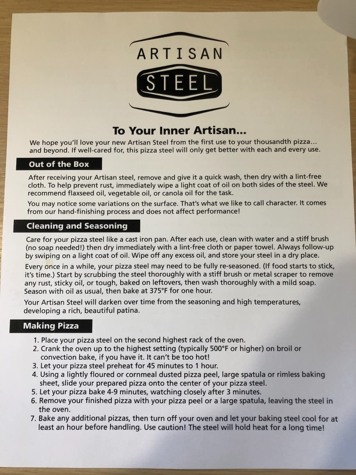 High Performance Pizza Steel Made in the USA - 16