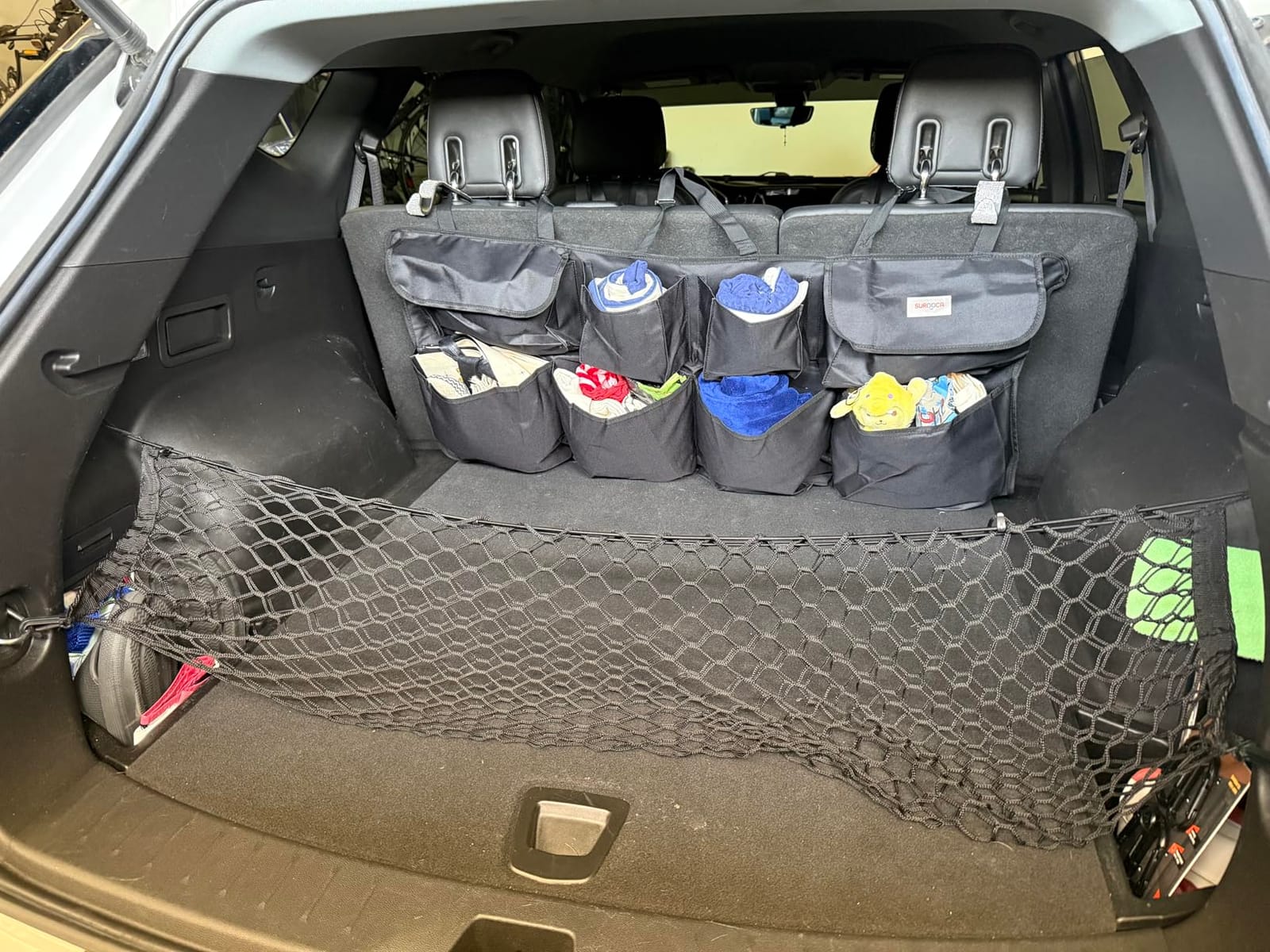 SURDOCA Car Trunk Organizer, LARGE CAPACITY Car Storage Bag with 8 Pockets, 7X Upgraded Trunk Storage Organizer for Car, SUV, Truck, MPV customer photo 2