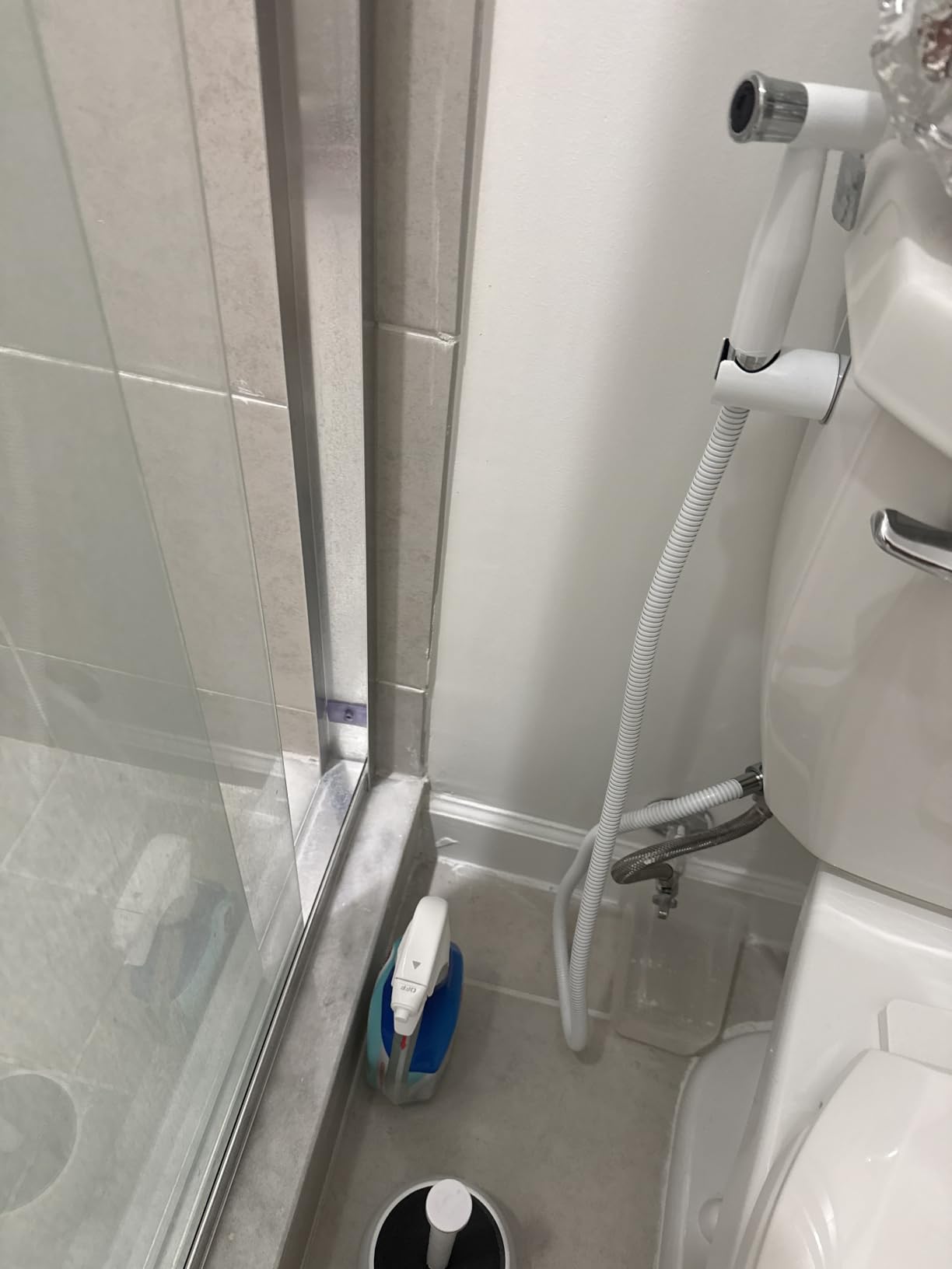 Purrfectzone Bidet Sprayer for Toilet, Handheld Sprayer Kit, Cloth Diaper Sprayer Set - Easy to Install - Stainless Steel customer photo 1