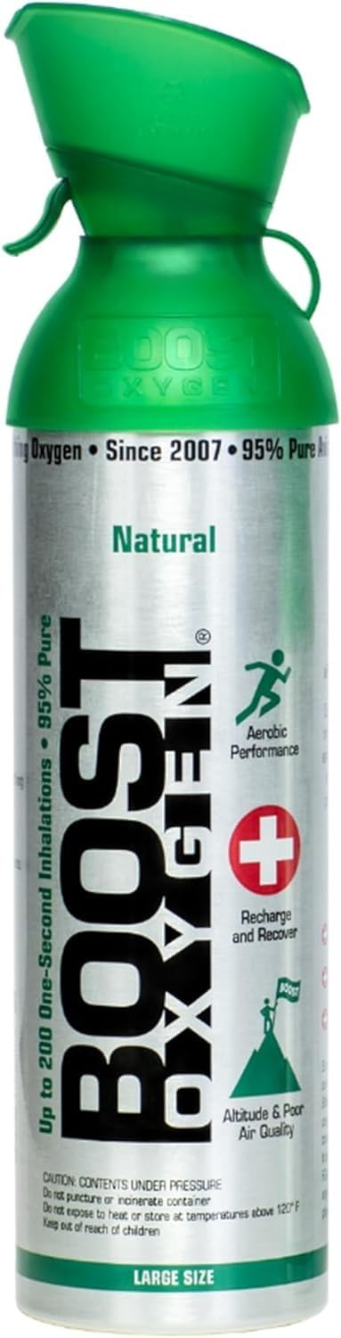 Boost Oxygen Large Natural 10L Canister, 3 Pack | Bigger Can & Long Lasting • No Added Aromas • For Use at Home, Camping & Extended Travel customer photo 2