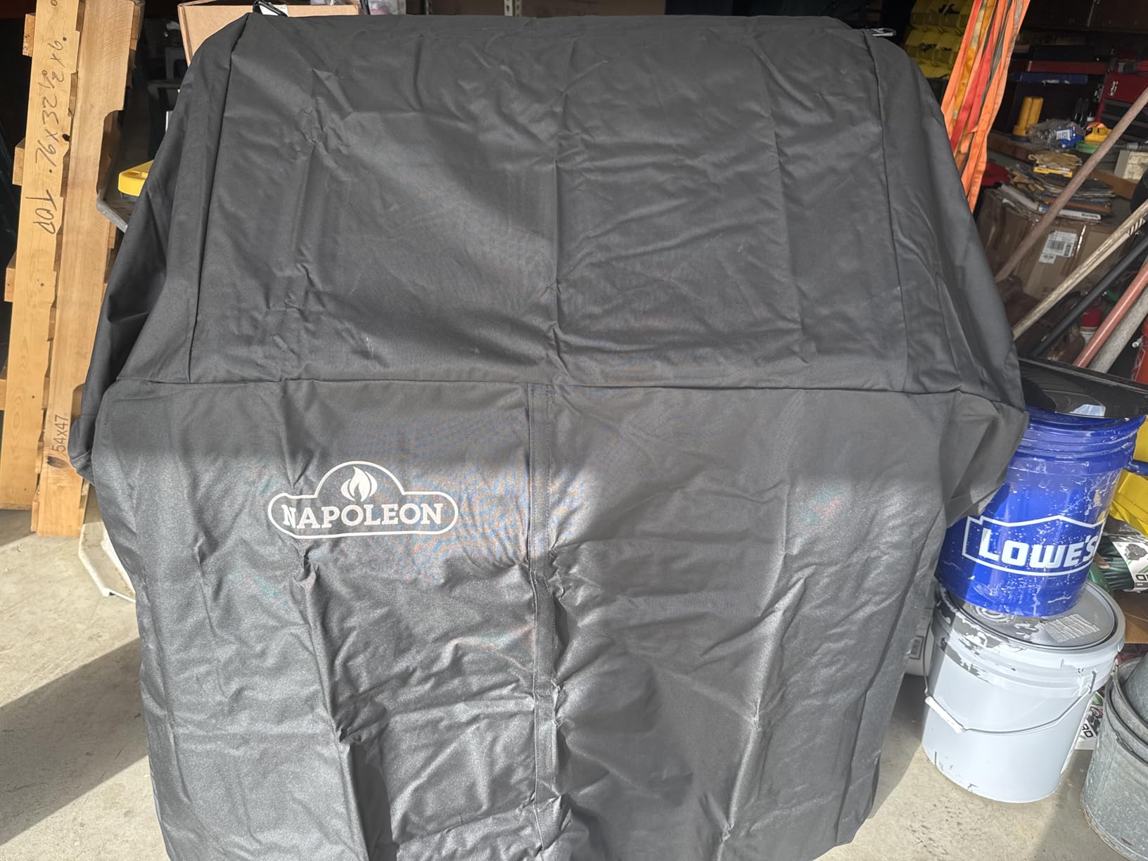 Napoleon Grill Cover for Prestige PRO 500 and Prestige 500 - Black, Water Resistant, UV Protected, Air Vents, Hook and Loop Closure, Hanging Loops, Adjustable Buckled Straps customer photo 2