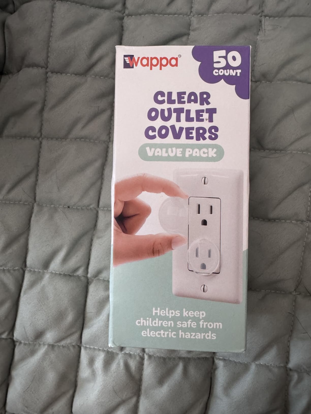 Clear Outlet Covers (50 Pack) Value Pack – Baby Safety Outlet Plug Covers – Durable & Steady – Child Proof Your Outlets Easily customer photo 2