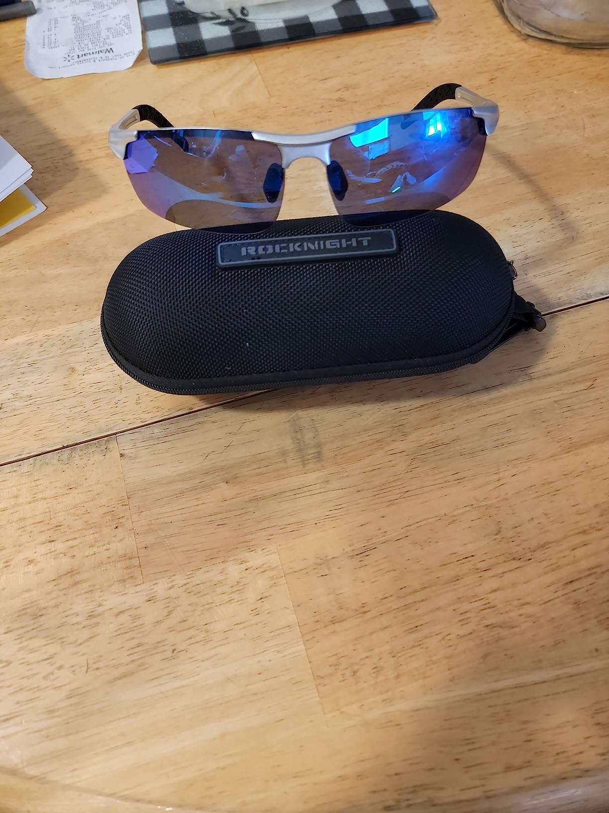 ROCKNIGHT Driving Polarized Sunglasses for Men with Al-Mg Frame Outdoor Use customer photo 2