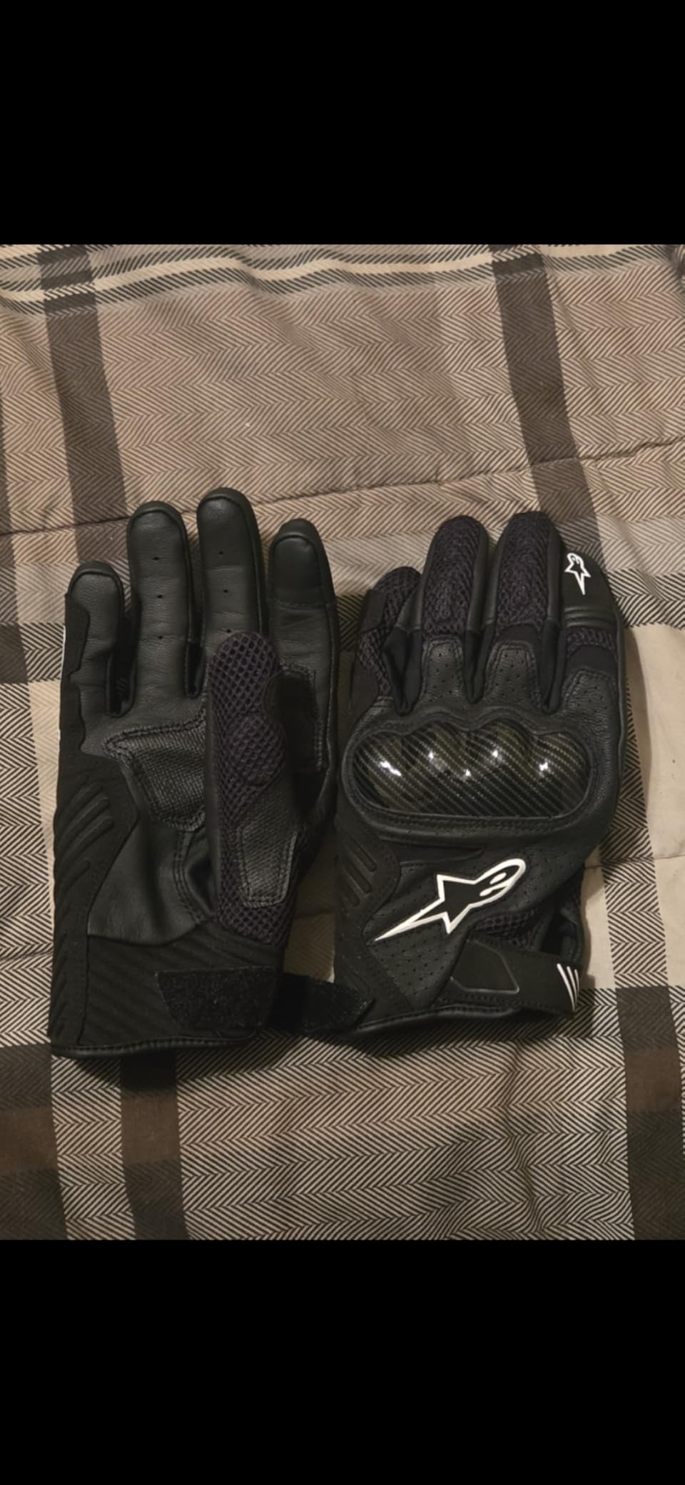 Alpinestars SMX 1 Air V2 Motorcycle Gloves Lightweight Ventilated Design Street Riding Comfort Enhanced Grip Protection customer photo 2