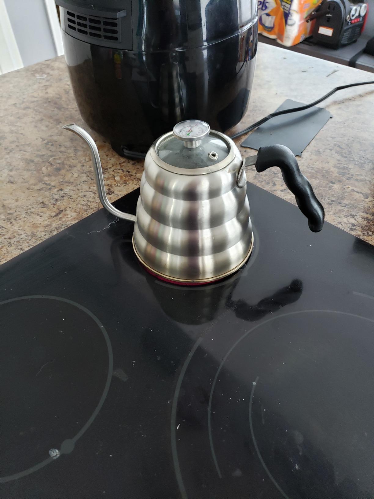 Bean Envy Gooseneck Kettle Stovetop - Pour Over Kettle with Thermometer customer photo 1