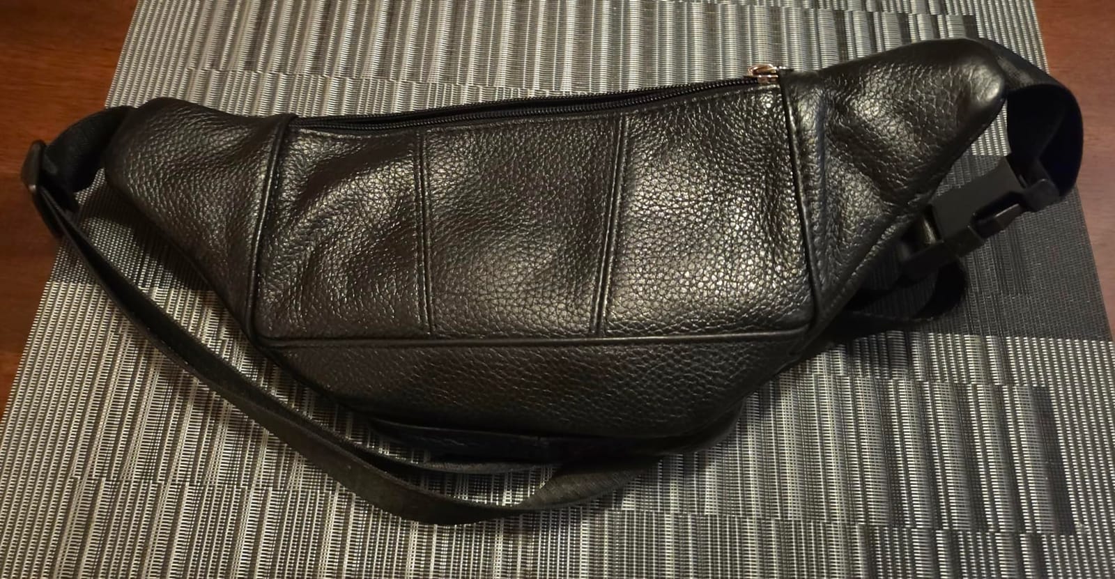Fanny Pack Waist Bag Multifunction Genuine Leather Hip Bum Bag Travel Pouch for Men and Women- Multiple Pockets & Sturdy Zippers Ideal for Hiking Running And Cycling customer photo 2