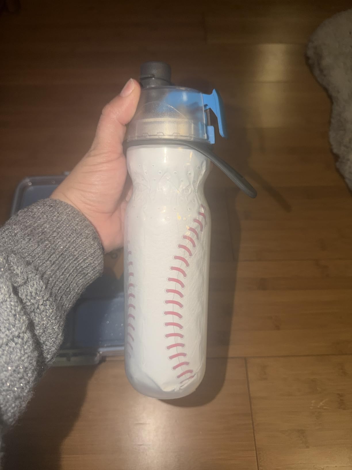 O2COOL Mist N Sip 20 oz Misting Reusable Sports Water Bottle Basketball customer photo 2