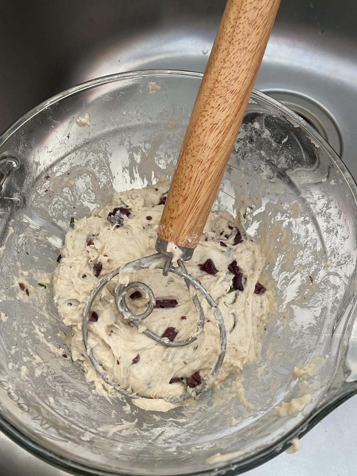 Danish Dough Whisk Bread Mixer - Hook Dutch Pizza Dough Making Bread Mixer Whisk Hooks Accessories Wisks - Great As A Gift customer photo 1
