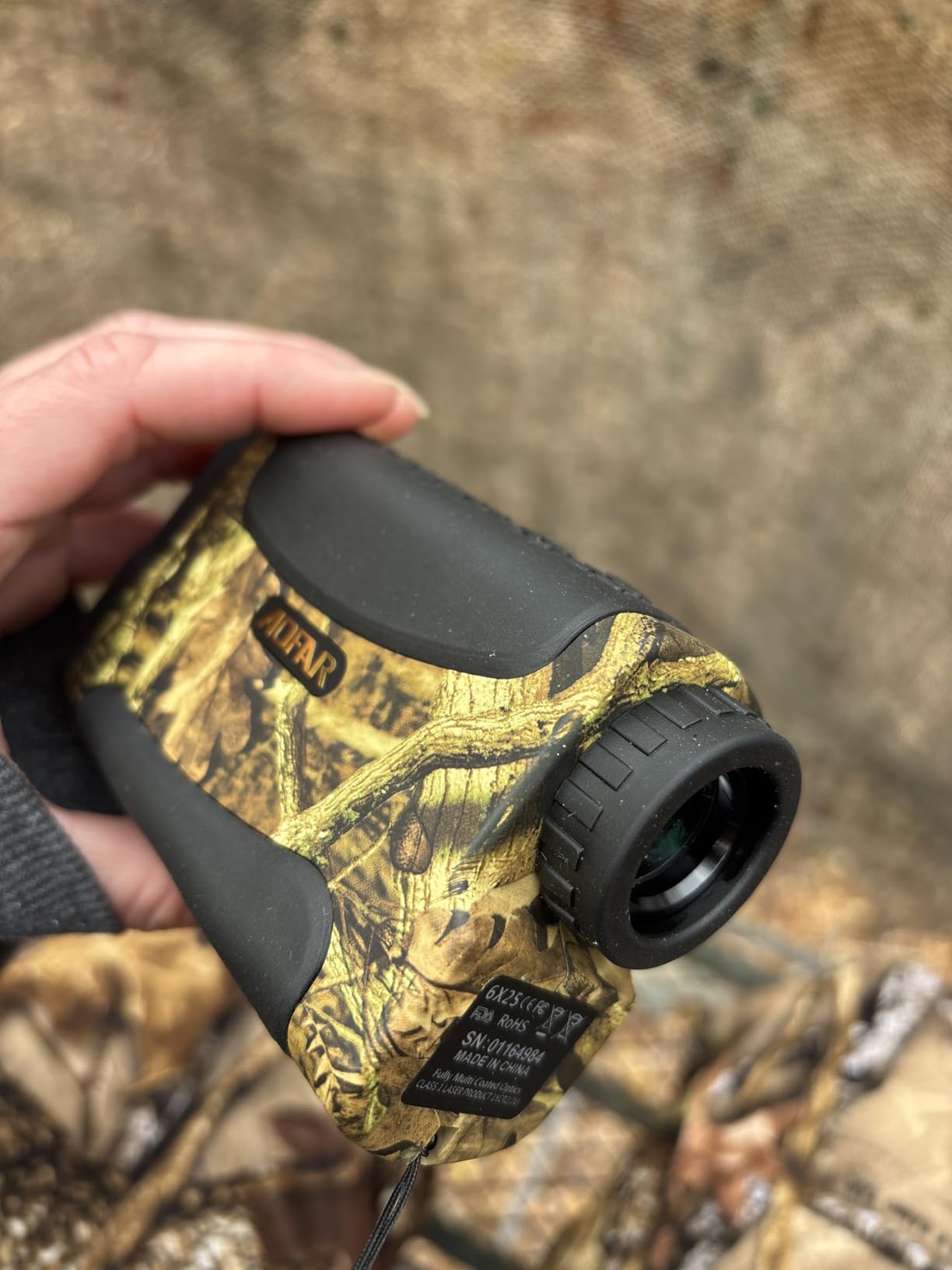 AOFAR HX-700N Hunting Range Finder 700 Yards Waterproof Archery Rangefinder for Bow Hunting with Range and Speed Mode, Free Battery, Carrying Case customer photo 1