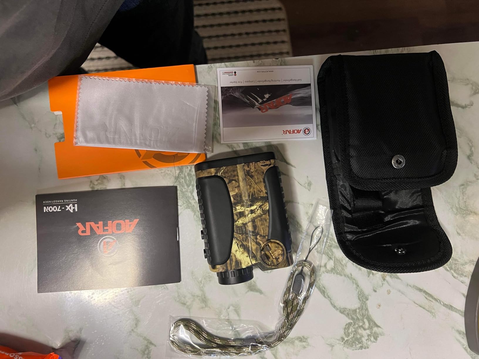 AOFAR HX-700N Hunting Range Finder 700 Yards Waterproof Archery Rangefinder for Bow Hunting with Range and Speed Mode, Free Battery, Carrying Case customer photo 2