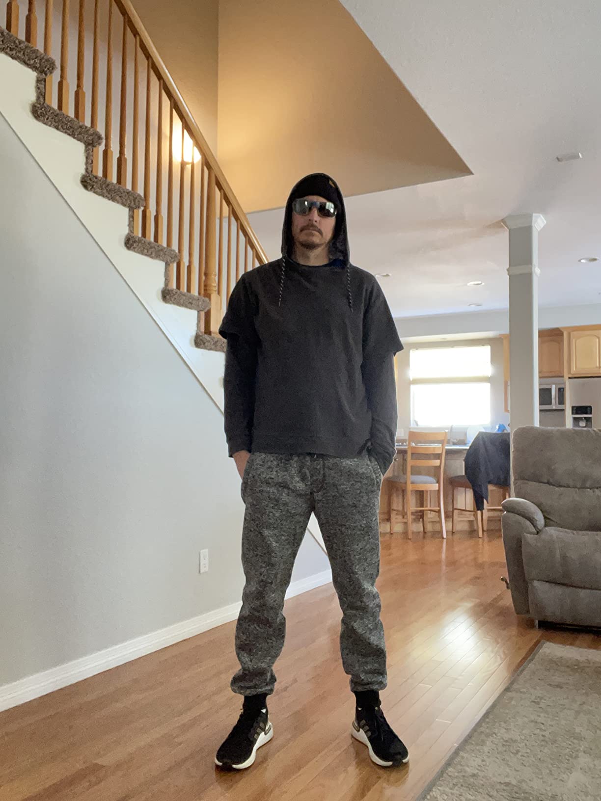 Southpole Men's Basic Fleece Jogger customer photo 2