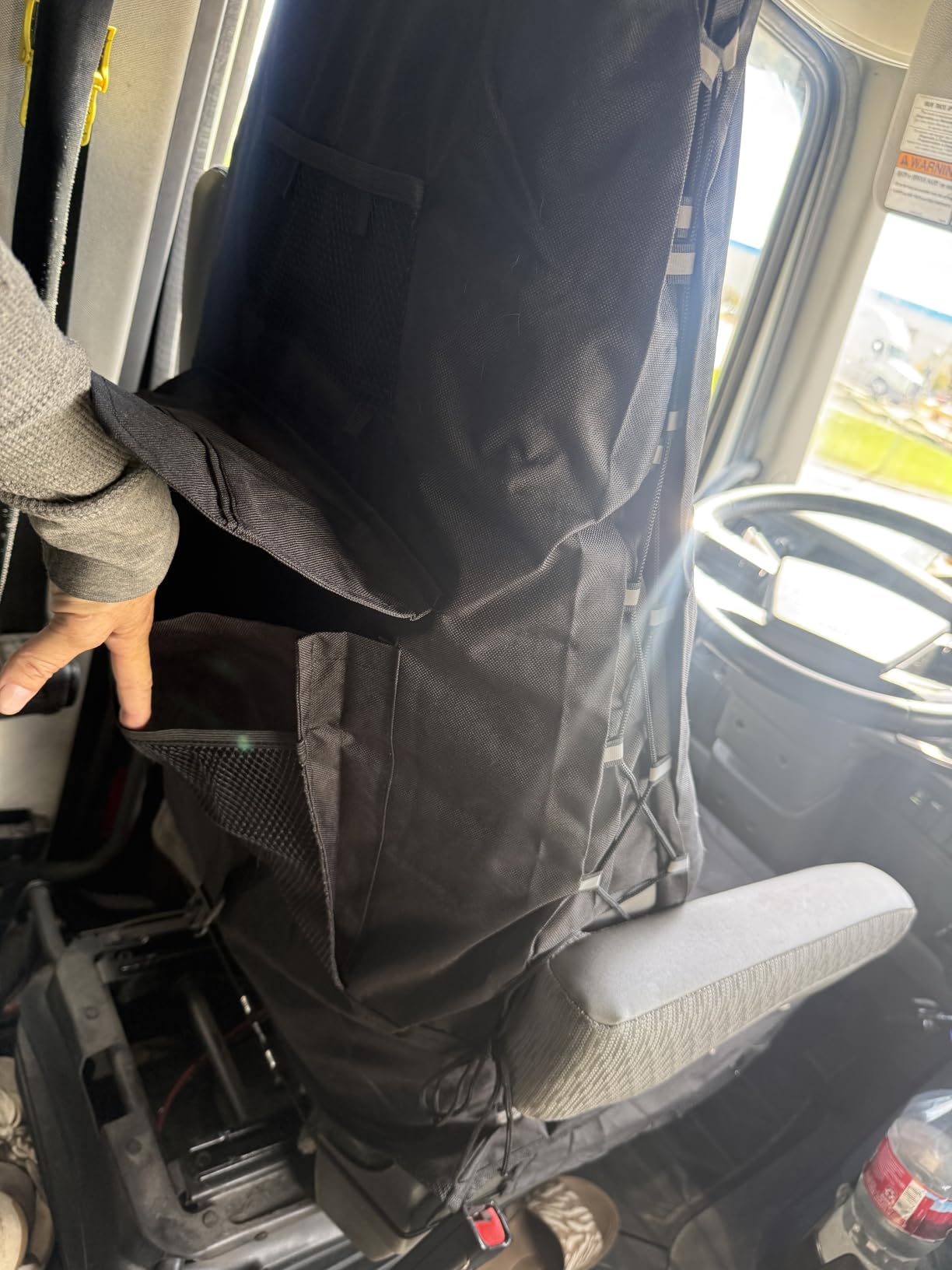TIROL Semi Truck Seat Covers Heavy Duty Canvas Seat Covers for Trucks customer photo 1