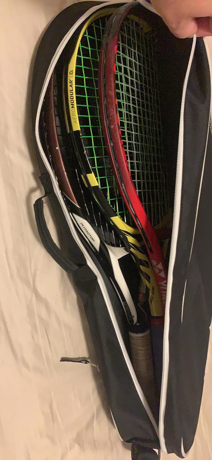 Athletico Tennis Bag and Racketball Bag - Tennis Bags for Women and Men to Hold Tennis Racket, Racquetball Racket, Pickleball Paddles and Other Equipment or Gear customer photo 2