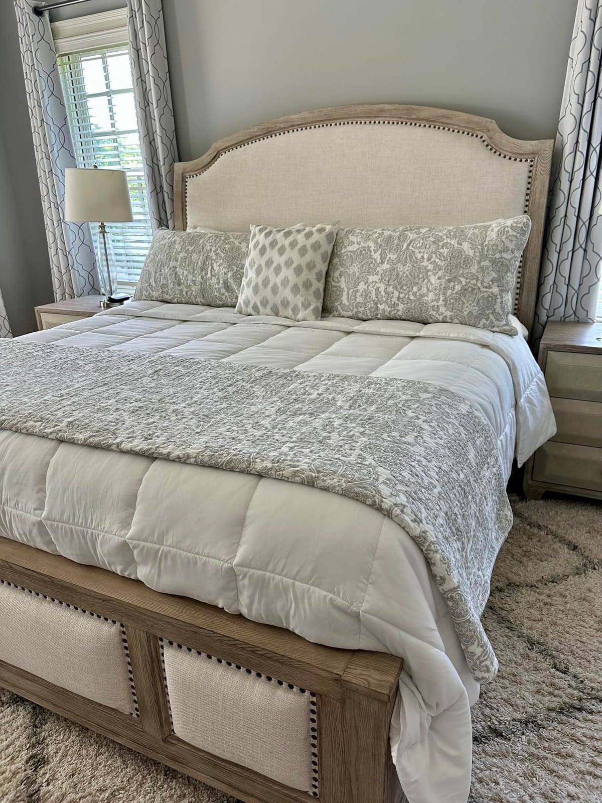 COHOME All-Season King Size Cooling Comforter Duvet Insert - White customer photo 2