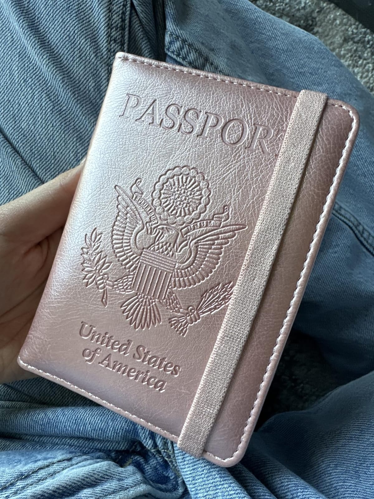WALNEW Passport Holder for Travel, RFID Passport Wallet, Travel Essentials customer photo 2