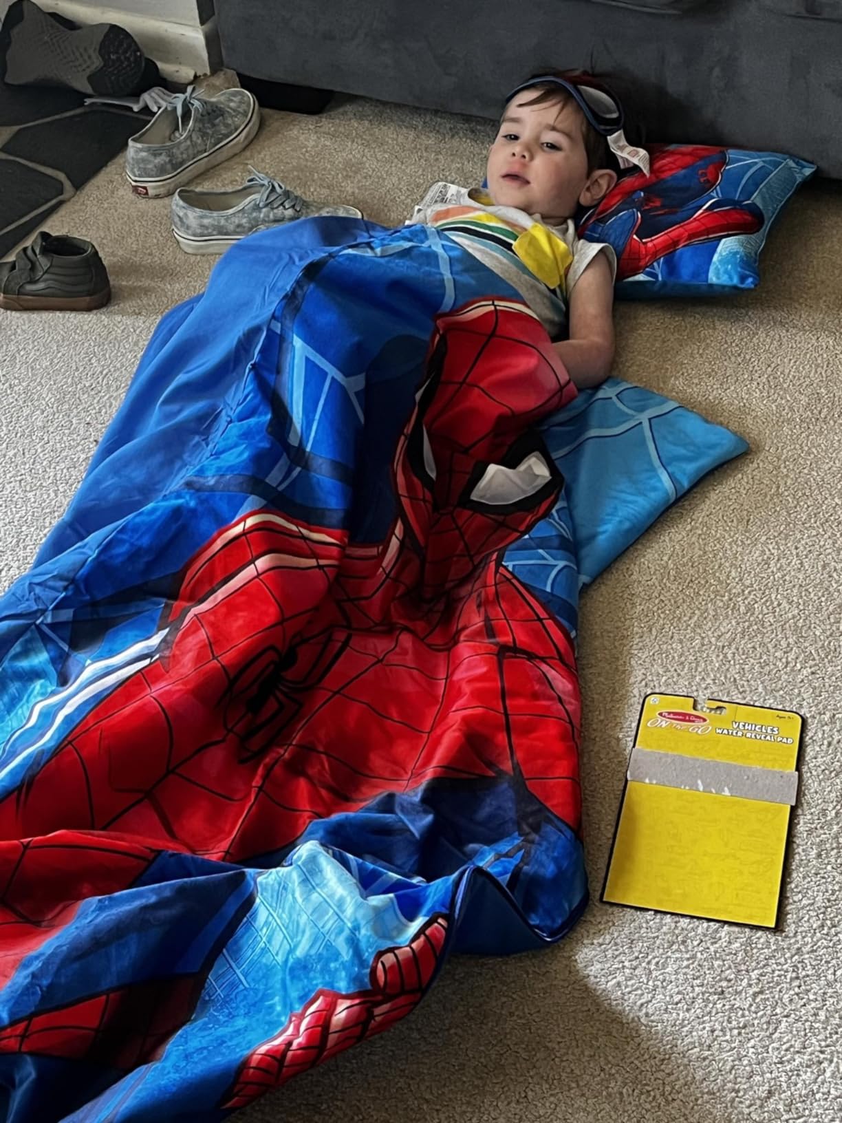 Jay Franco Disney Frozen Let It Go 3 Piece Sleepover Set - Cozy & Warm Slumber Bag with Pillow & Eye Mask customer photo 2
