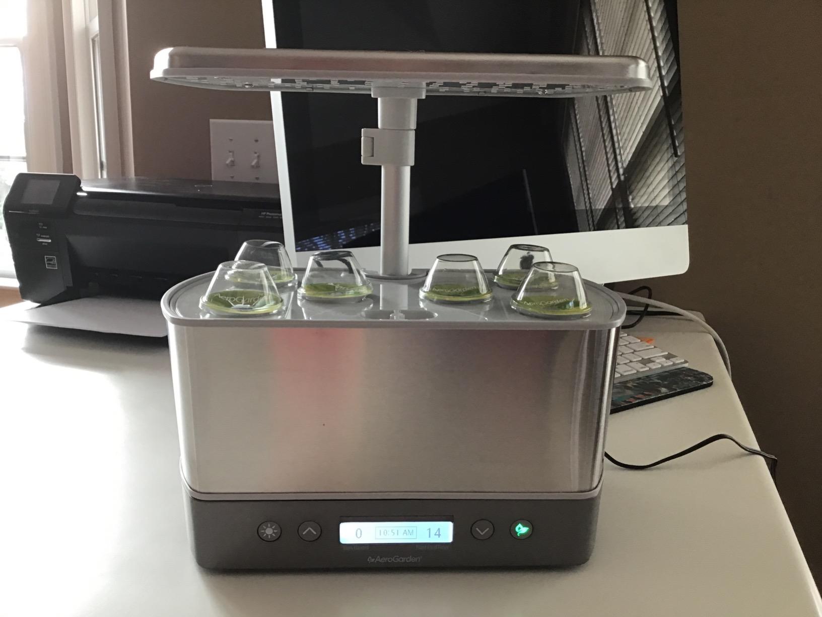 AeroGarden Harvest Elite, Stainless Steel customer photo 2