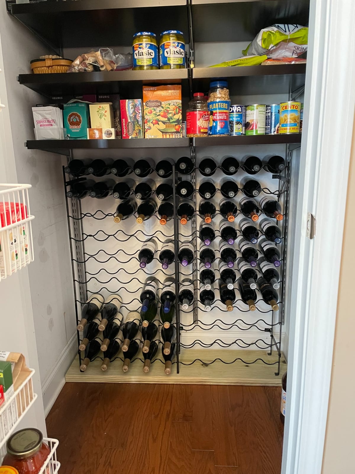Sorbus Freestanding Floor Wine Rack, Home Bar & Cellar Storage (100 Bottle) customer photo 2