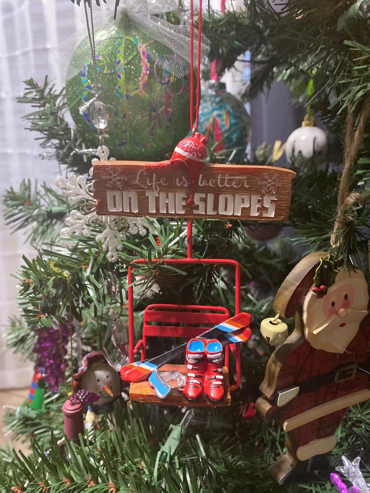 Kurt Adler Ski Lift Hanging Ornament customer photo 2