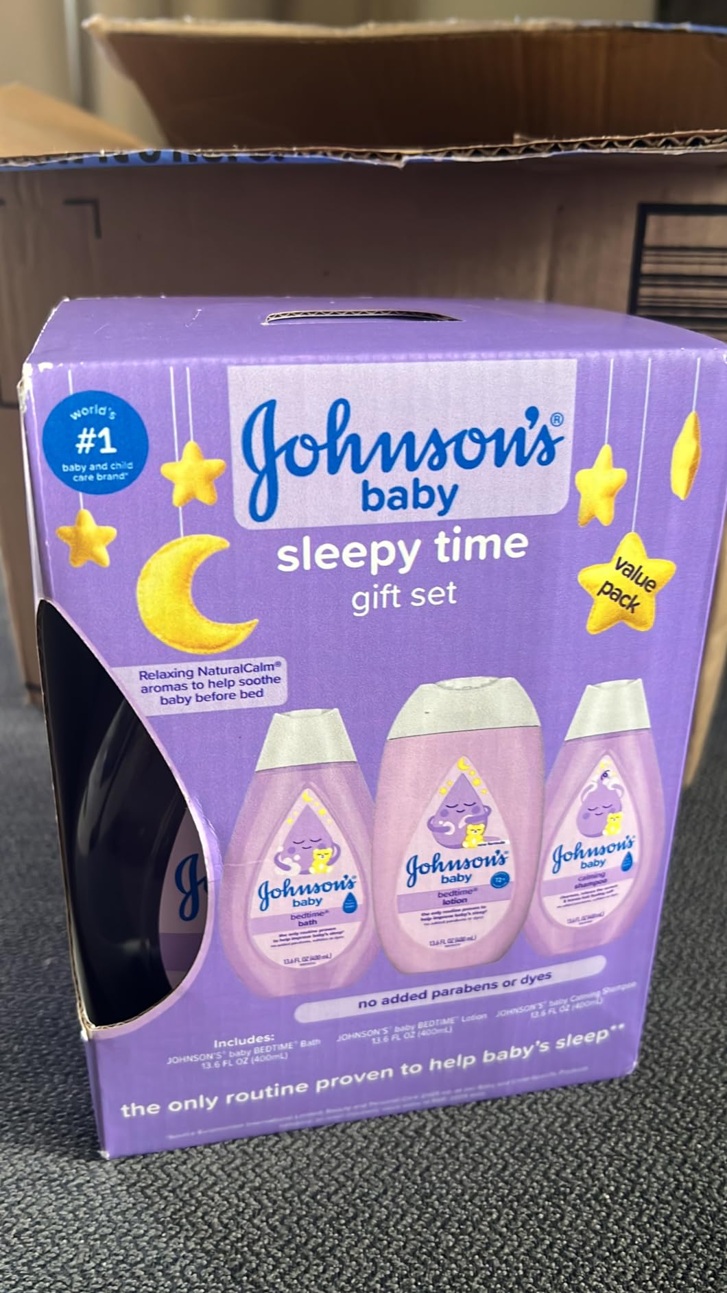 Johnson's Baby Sleepy Time Gift Set, 3 Items customer photo 1