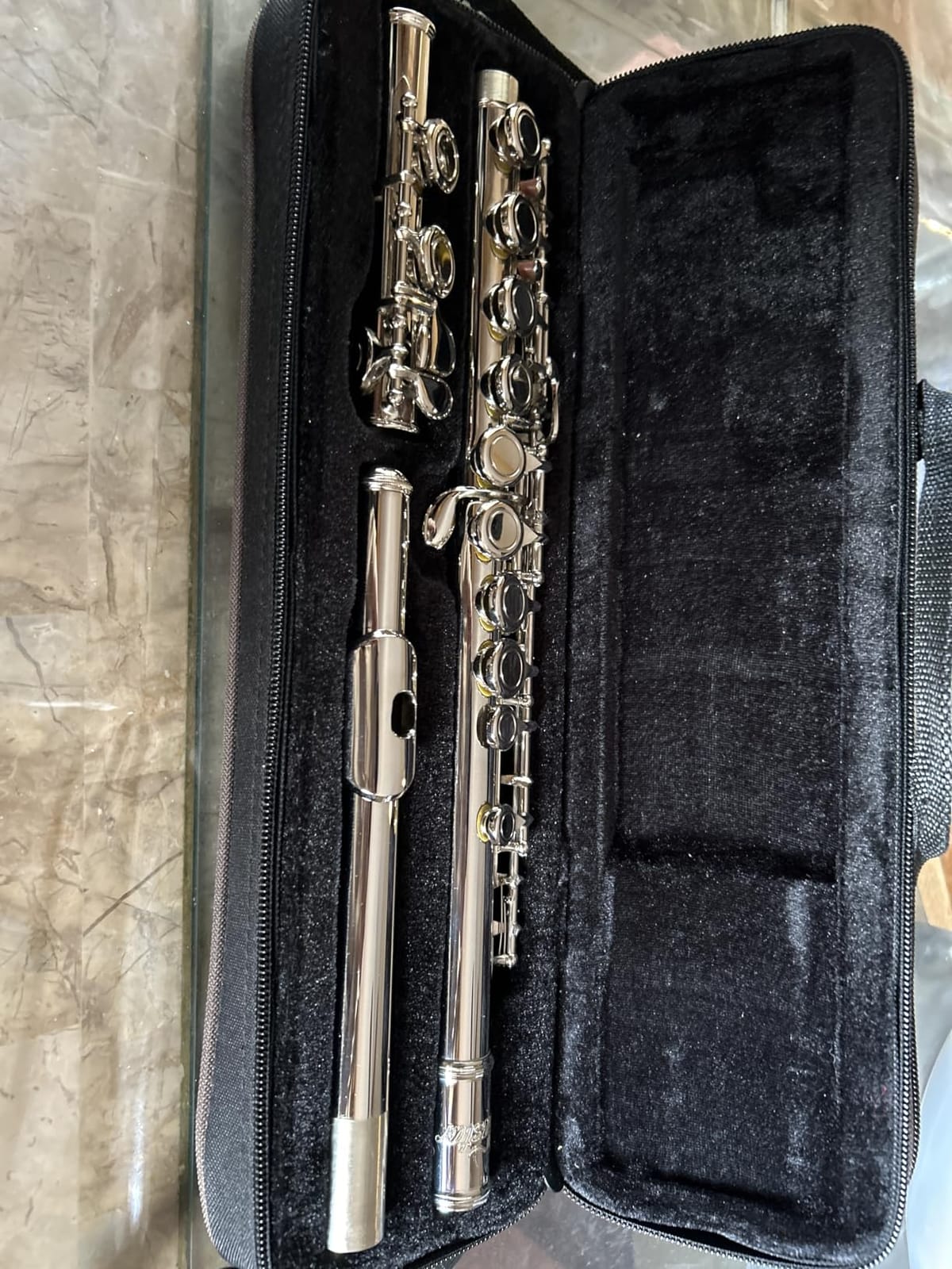 Eastar 16-Key Closed Hole C Flute Kids Beginner, Nickel Full Kit, EFL-1 customer photo 1