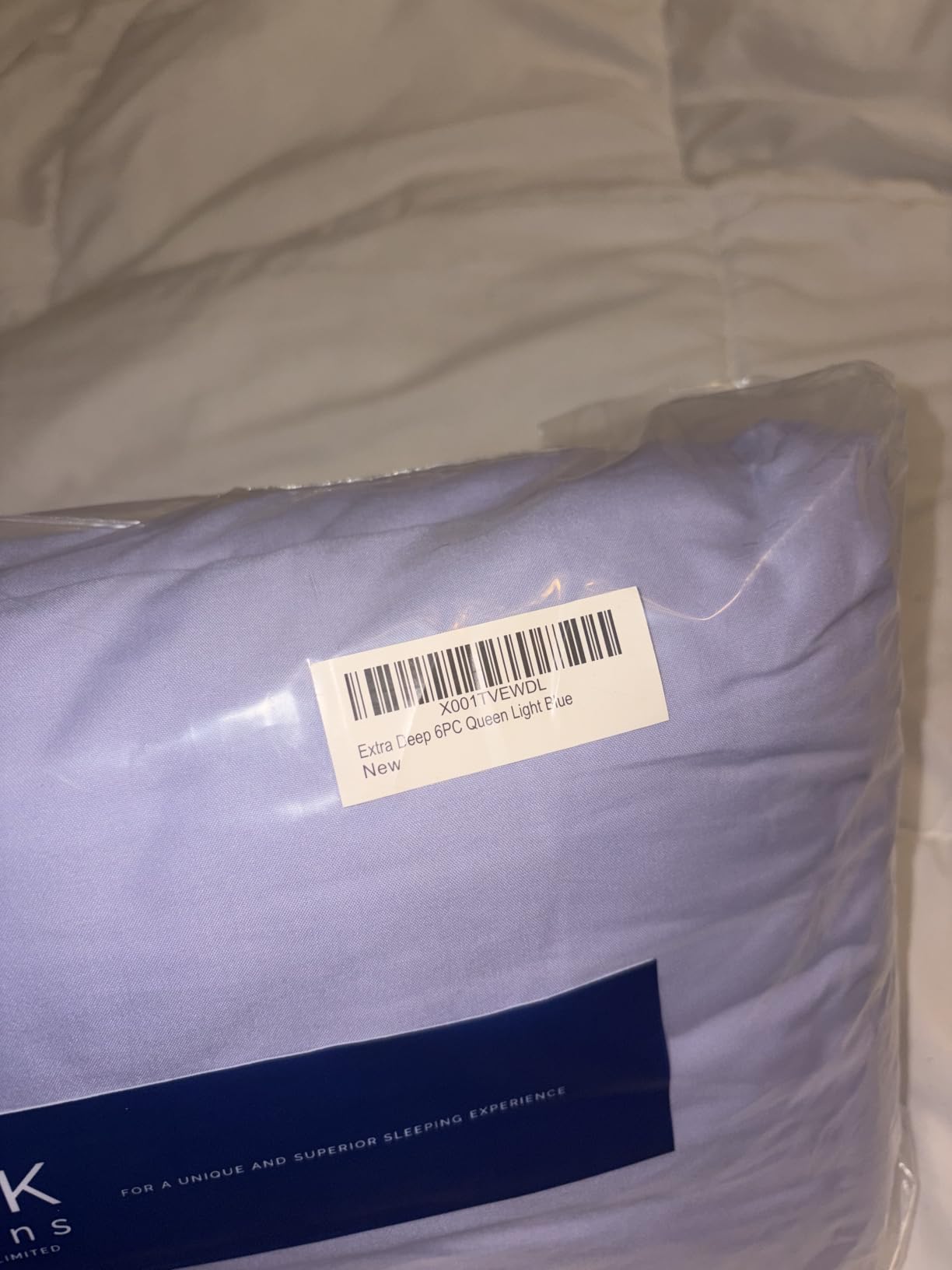 Extra Deep King Sheet Set - 6 Piece Breathable and Cooling Sheets - White customer photo 1