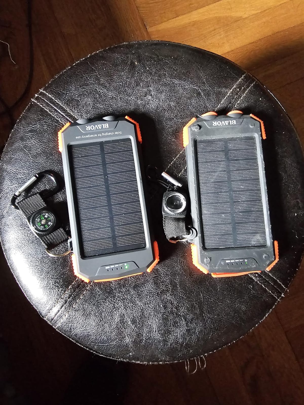BLAVOR Solar Power Bank 10,000mAh Portable Wireless Charger for Cell Phones customer photo 1