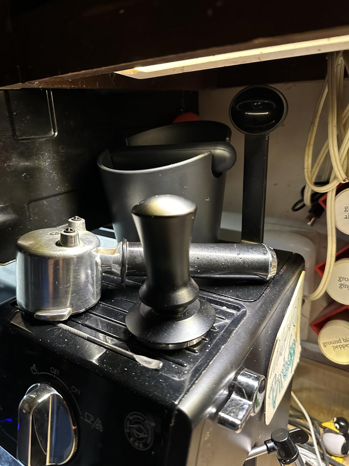 HOMEE Coffee Knock Box 4.8 Inch Barista Style Knock Box With Removable Bar customer photo 2
