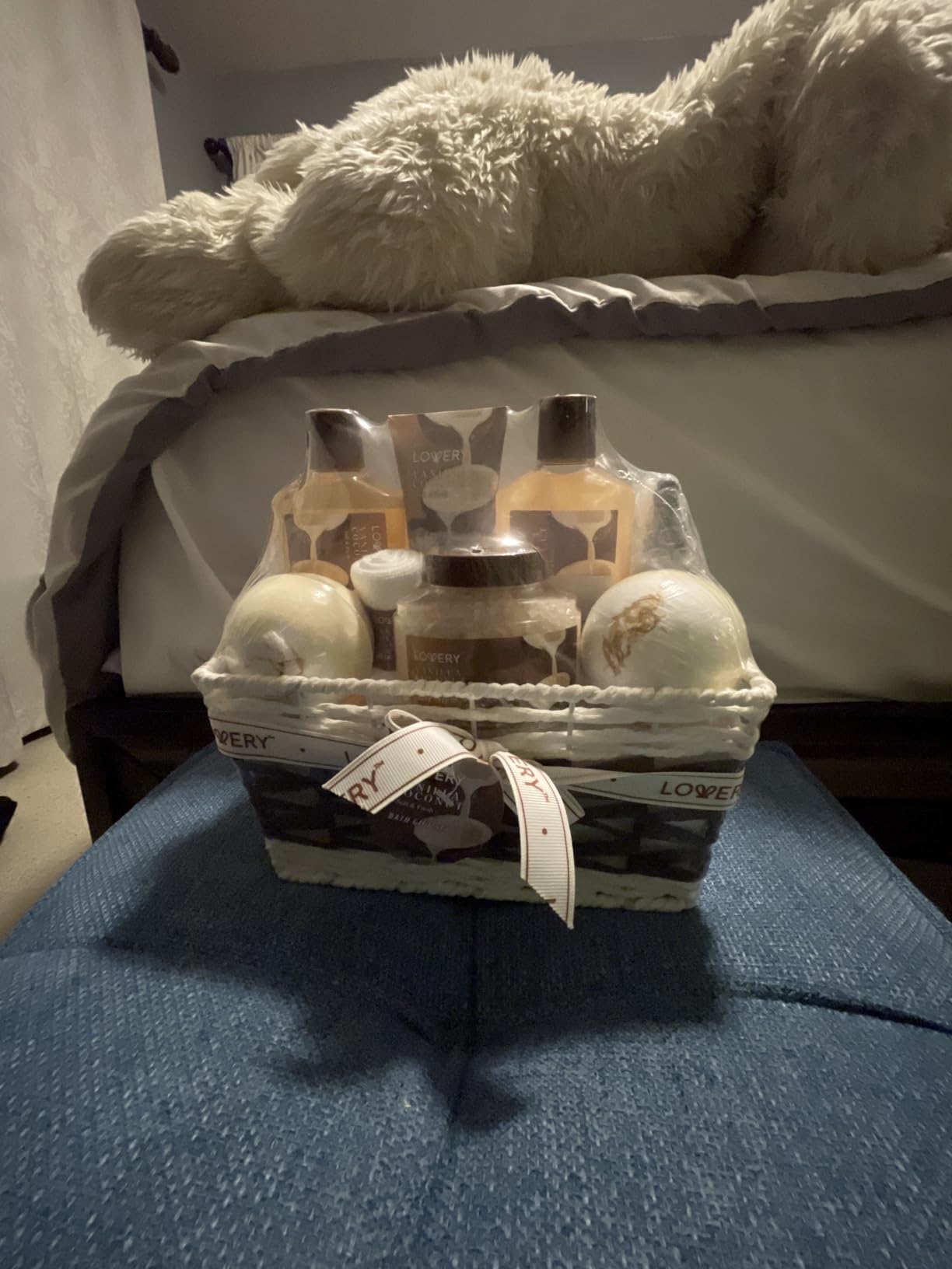 Gifts For Women Gift Basket for Women– 9 Piece Set of Vanilla Coconut Home Spa Set, Luxurious Gifts for Her, Bath and Body Sets Includes Fragrant Lotions, Large Bath Bombs, Coconut Oil customer photo 1