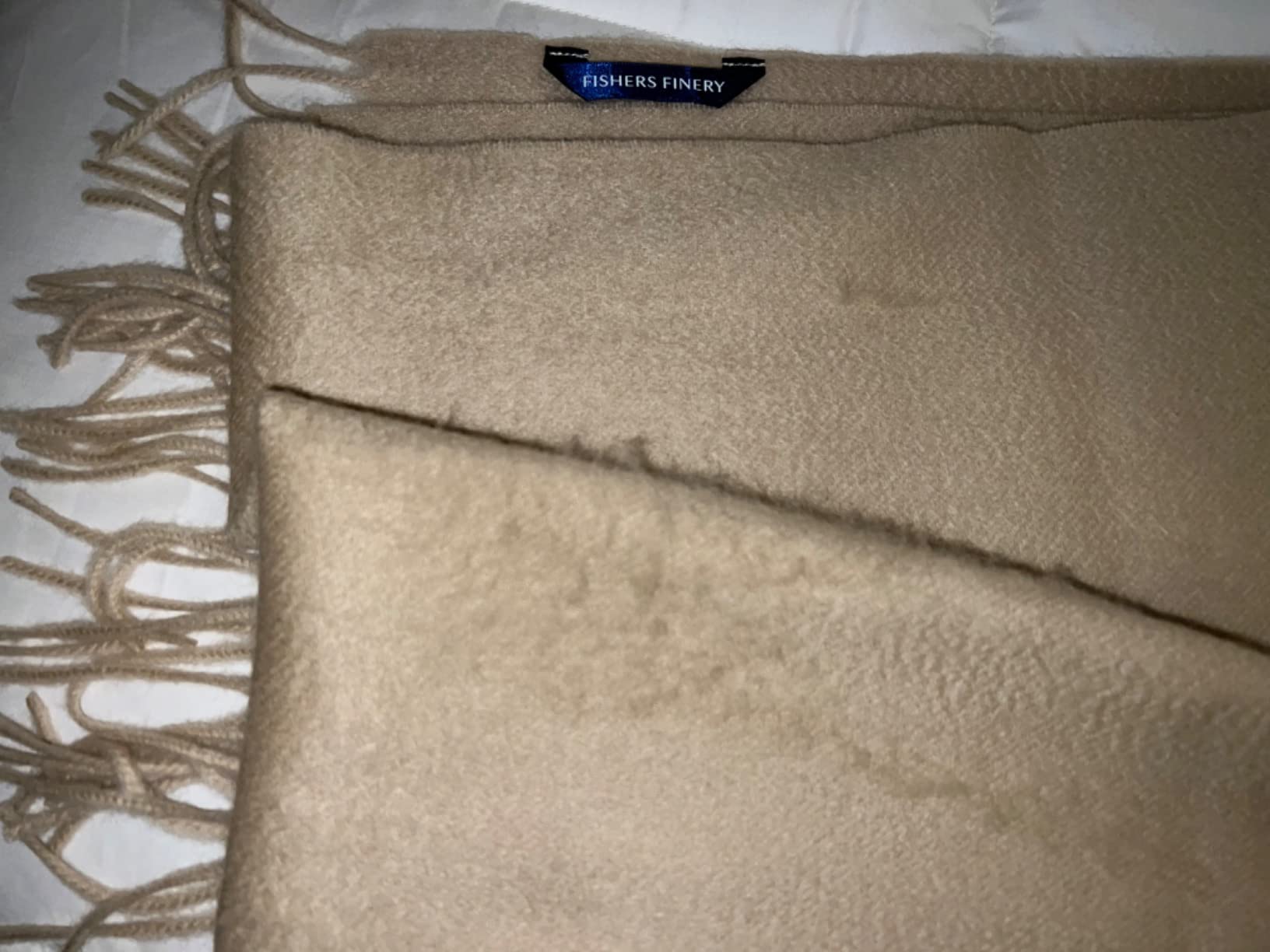 Fishers Finery Men's 100% Pure Cashmere Winter Scarf; 2-Ply Ultra Plush customer photo 2
