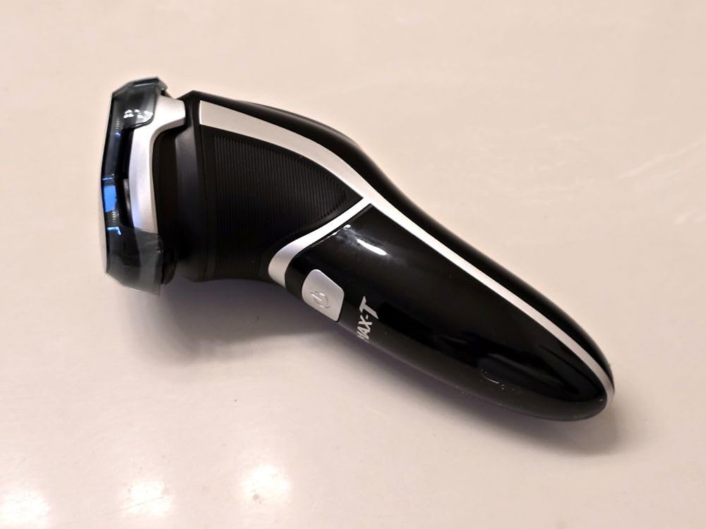 Men's Electric Shaver - MAX-T Corded and Cordless Rechargeable 3D Rotary Shaver Razor for Men with Pop-up Sideburn Trimmer Wet and Dry, IPX7 Waterproof, Plug & Play customer photo 1