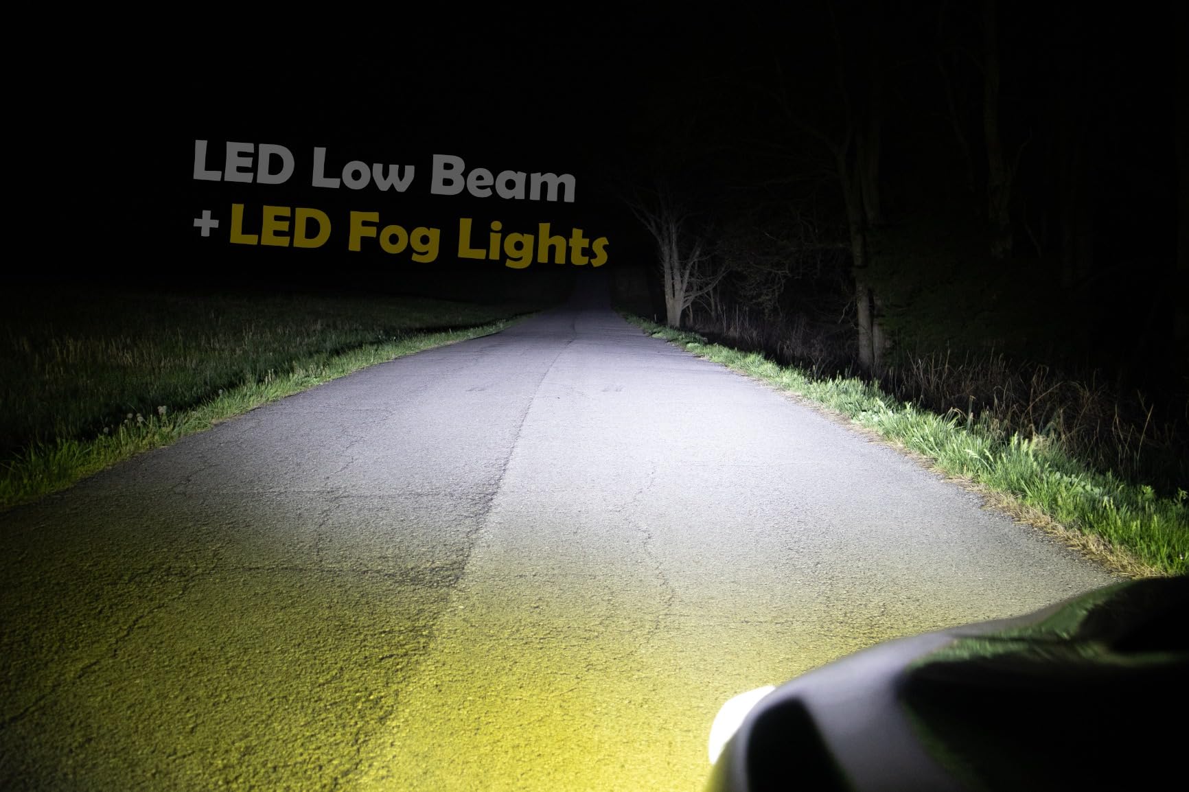 Alla Lighting Super Bright PSX24W 2504 LED Fog Light Bulbs, 6000K Xenon White 2800Lms 12276 Auto 12V Fog Lamps Replacement 5730 33-SMD LEDs customer photo 1