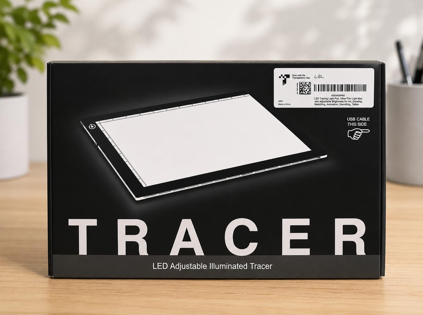 LitEnergy A4 LED Copy Board Light Tracing Box, Adjustable USB Power Artcraft LED Trace Light Pad for Tattoo Transferring, Drawing, Sketching, Animation, Stenciling, Diamond Art Painting Accessories customer photo 1