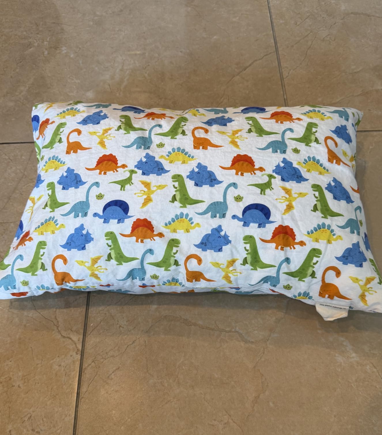 Toddler Pillow with Pillowcase, 13x18 My Little Dreamy Pillow (Soft White) customer photo 1