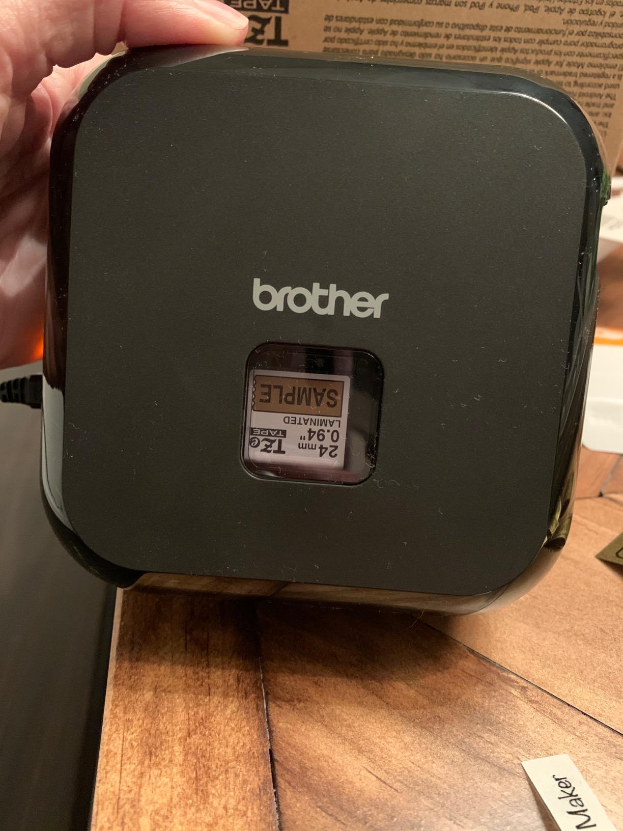 Brother P-touch CUBE Plus Bluetooth Label Maker (PT-P710BT), Black customer photo 1