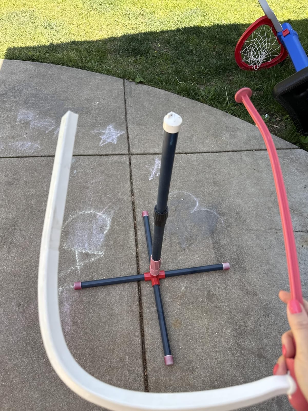 Franklin Sports Grow-with-Me Kids Baseball Batting Tee + Stand Set for Youth + Toddlers - Youth Baseball, Softball + Teeball Hitting Tee Set for Boys + Girls customer photo 1