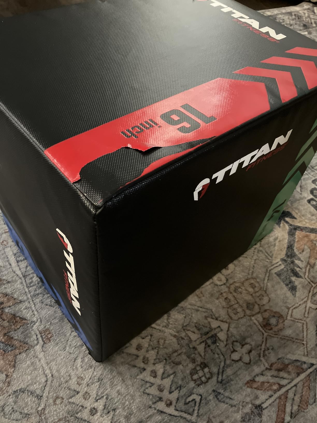 Titan Fitness 3-in-1 Heavy Foam Plyometric Jump Box customer photo 2