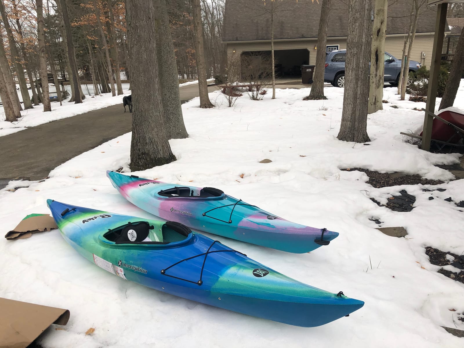 Perception Prodigy XS | Sit Inside Kayak For Kids and Petite Paddlers | Recreational Kayak for All Day Fun customer photo 1