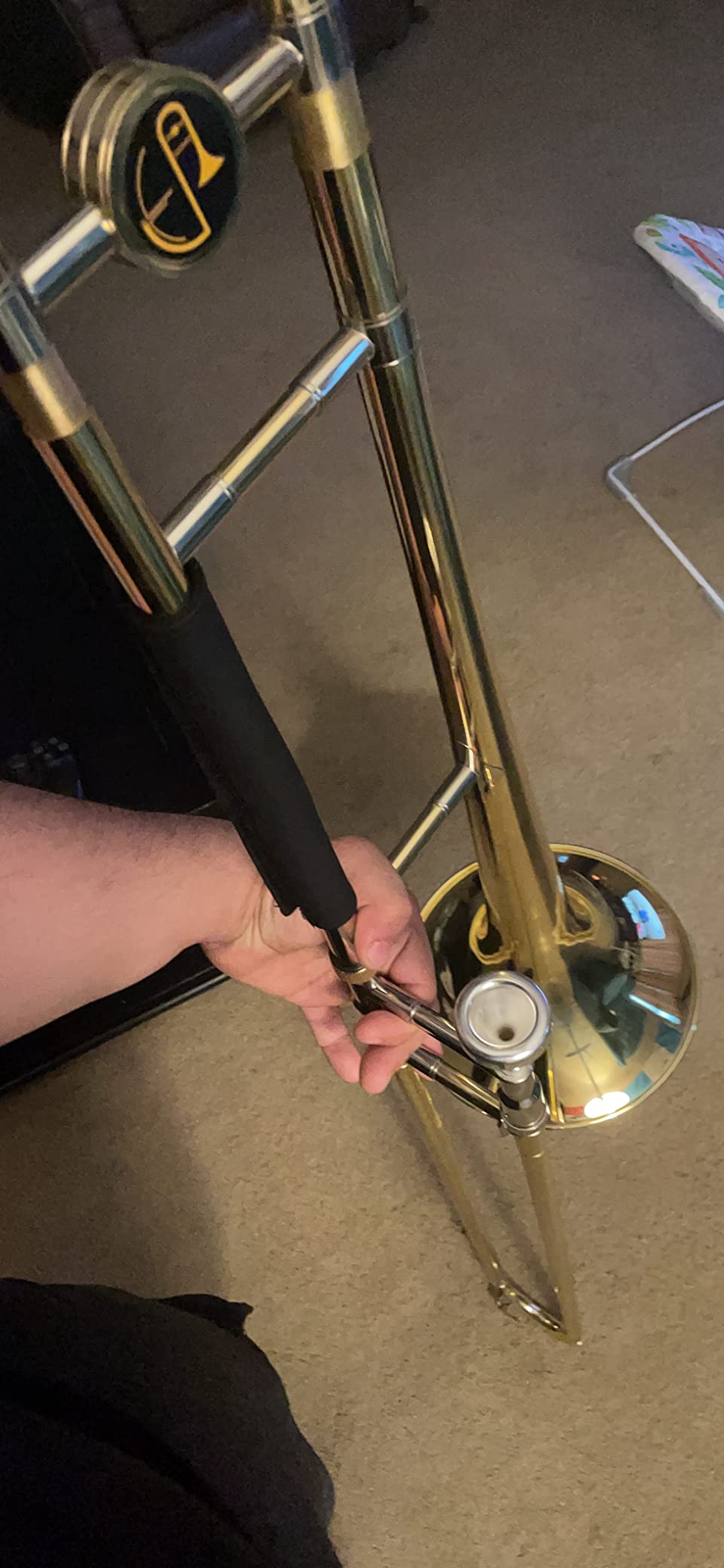 Eastar Bb Tenor Slide Trombone Beginner Student, Golden Brass Kit, ETB-330 customer photo 1
