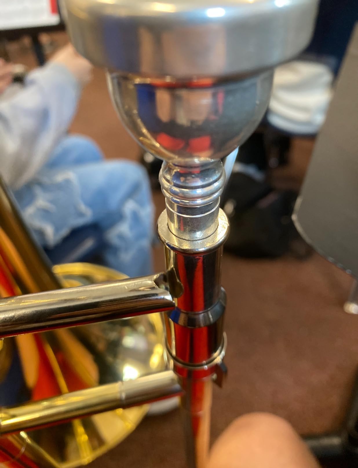 Eastar Bb Tenor Slide Trombone Beginner Student, Golden Brass Kit, ETB-330 customer photo 2