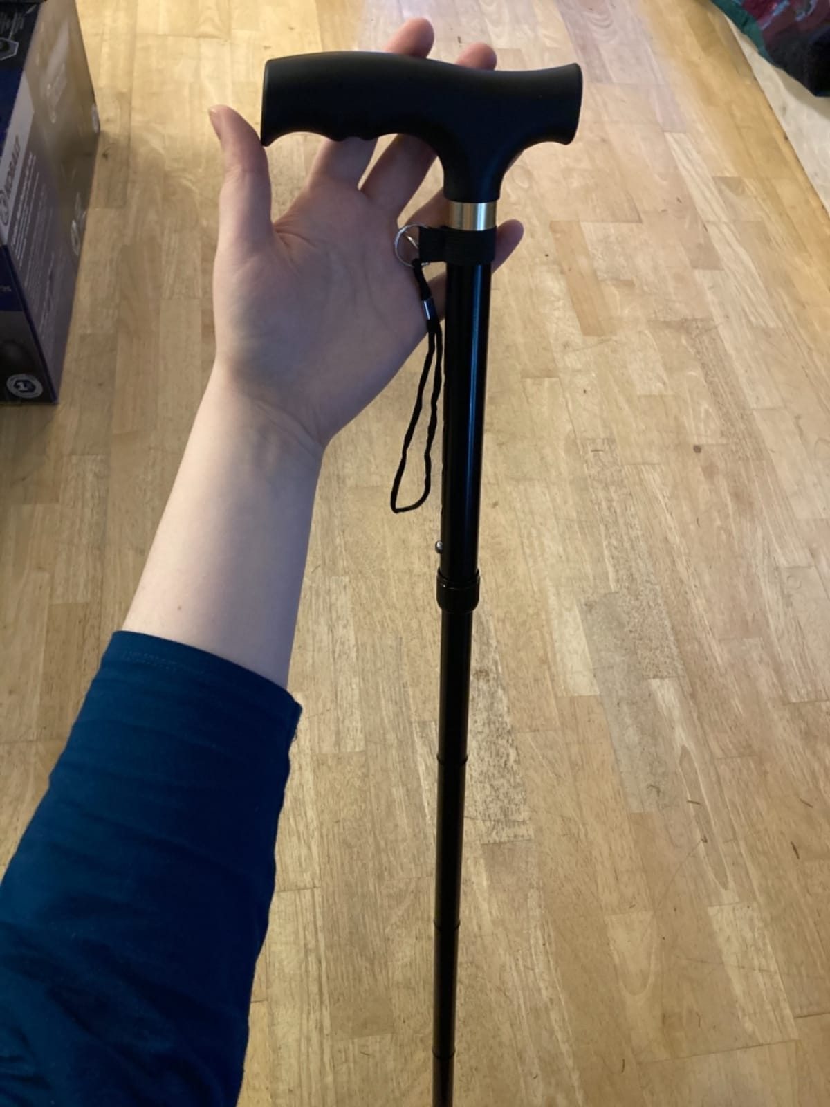 RMS Folding Cane, Adjustable, Lightweight Offset Walking Cane customer photo 2