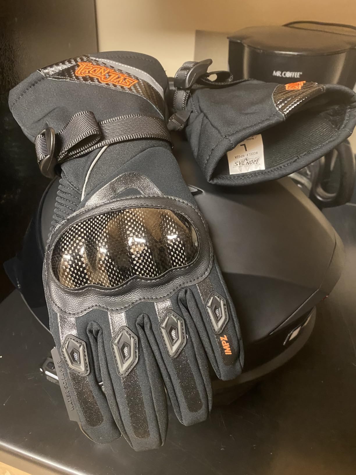 BORLENI Winter Motorcycle Gloves for Men Touchscreen CE Level 1 KP customer photo 1