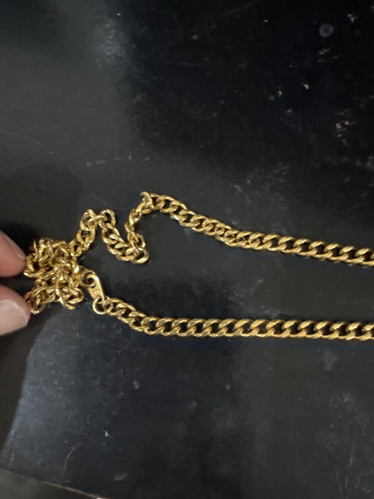 ChainsPro Stainless Steel Mens Cuban Link Chains, Hip Hop Miami Necklace customer photo 2