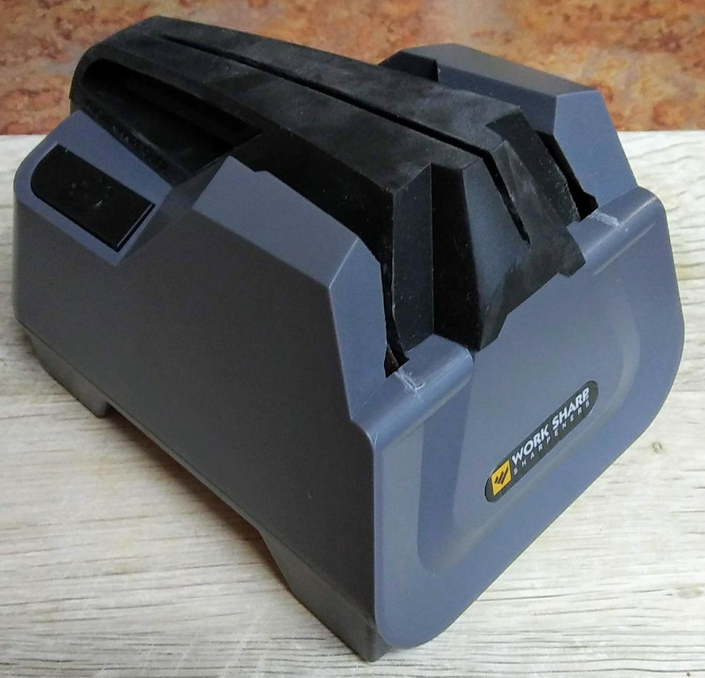 Work Sharp Electric Kitchen Knife Sharpener - Get knives ready for cookouts and BBQ's- Fits in Kitchen Drawer, Sharpens every time, fast & easy customer photo 1