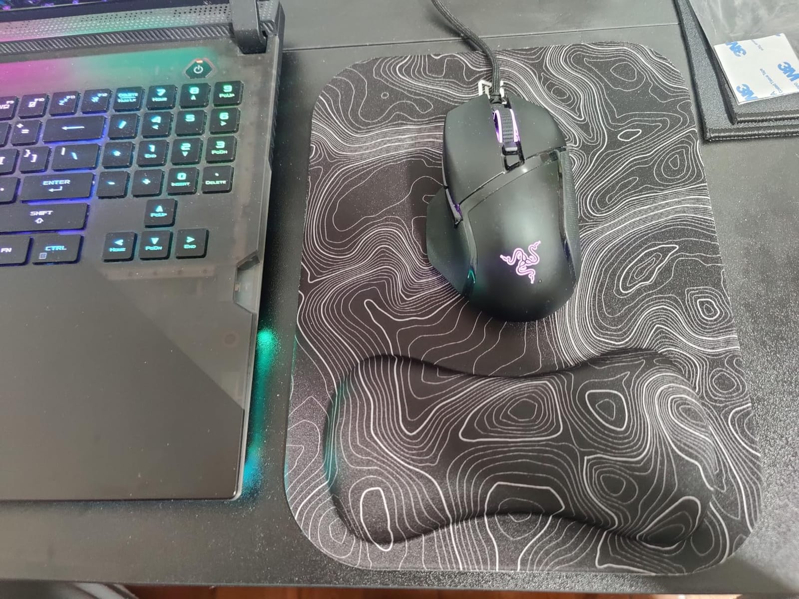 Gimars Large Smooth Superfine Fibre Memory Foam Ergonomic Mouse Pad Wrist Rest Support Mousepad with Nonslip Base for Laptop, Computer, Gaming&Office customer photo 2