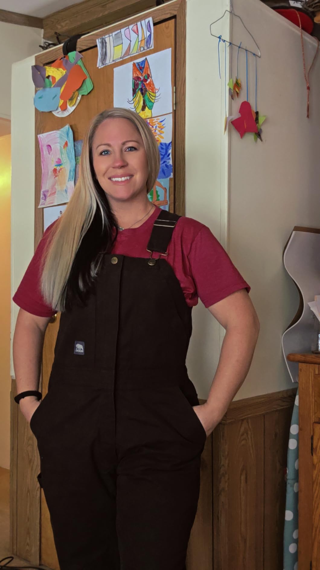 Berne Women's Softstone Duck Insulated Bib Overall customer photo 1