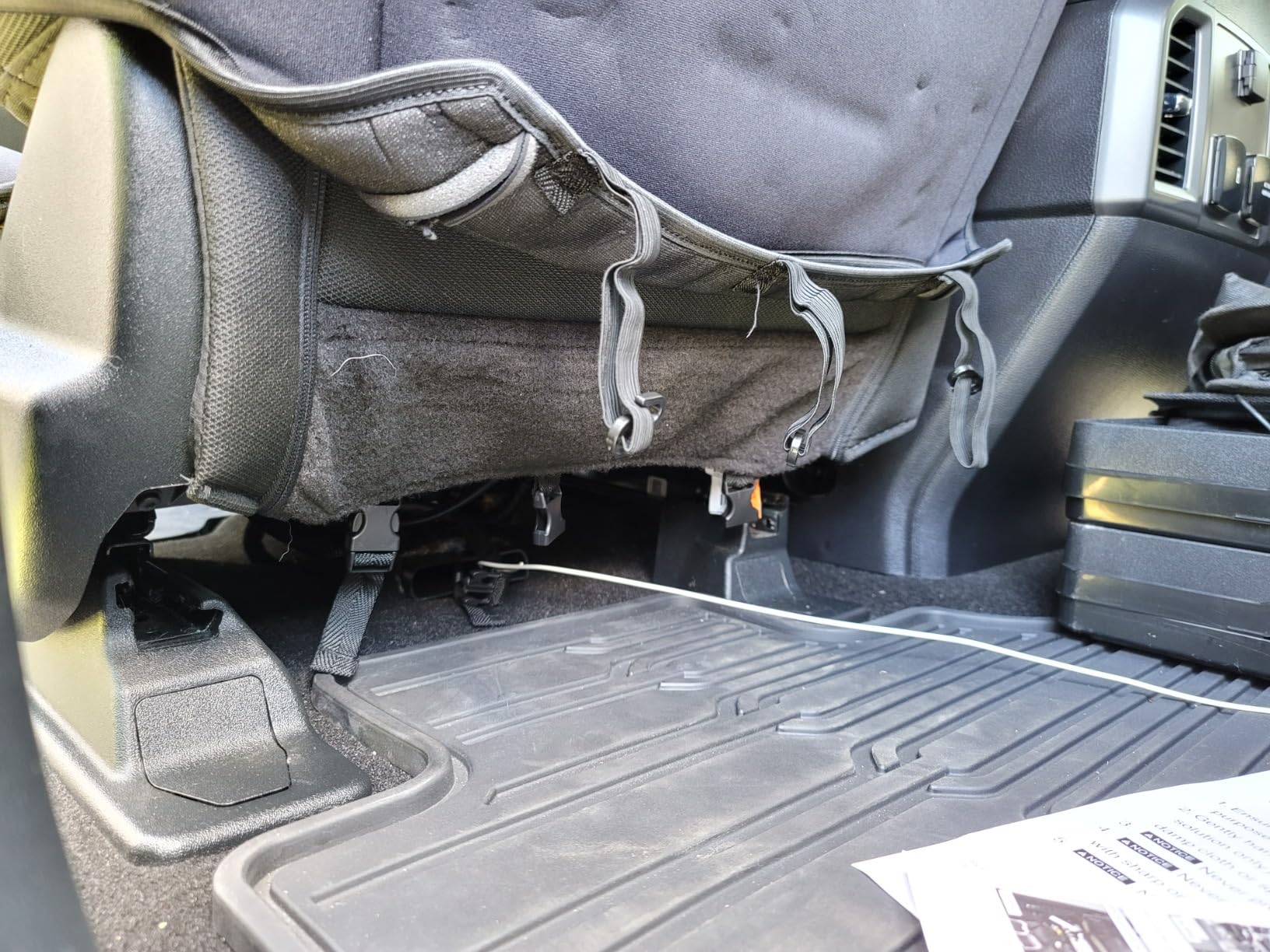 Rough Country Neoprene Front & Rear Seat Covers for Ford F-150, Lightning, F-250 & F-350 (2015-2026) Crew Cab w/Front Bucket Seats & Rear 60/40 Split customer photo 1