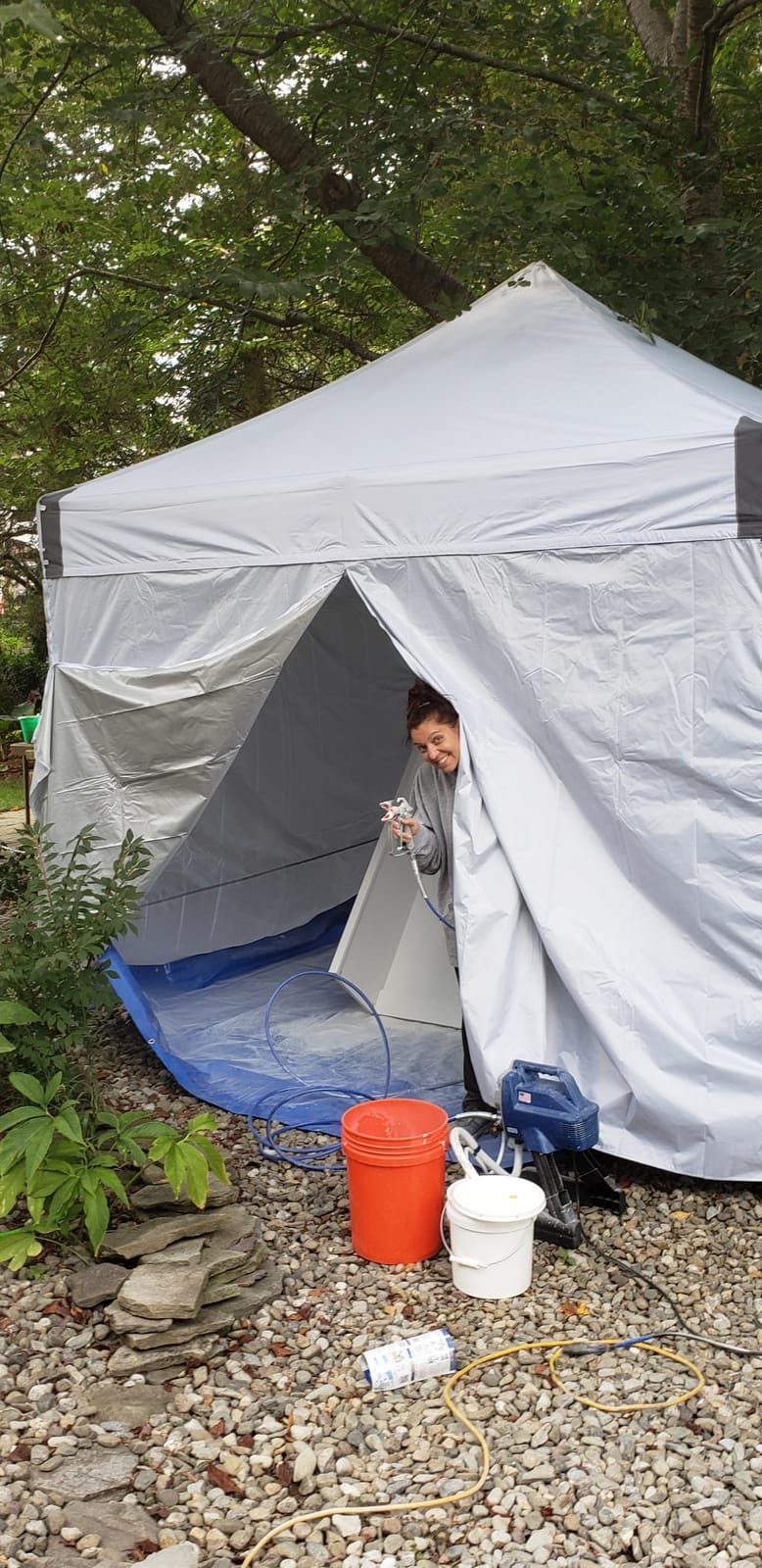 ABCCANOPY Commercial Pop Up Canopy Tent with Sidewalls 10X10,White customer photo 2