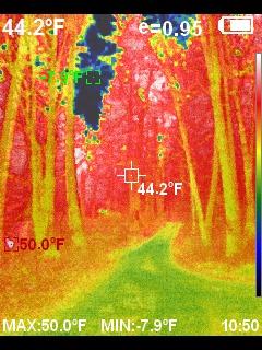 Higher Resolution 320 x 240 IR Infrared Thermal Imaging Camera. Model HTI-19 with Improved 300,000 Pixels, Sharp 3.2in Color Display Screen, Battery Included. Lightweight Comfortable Grip. customer photo 1