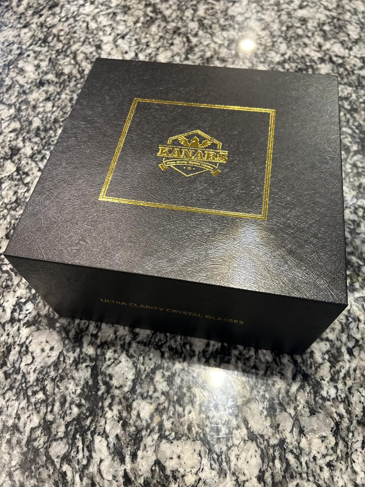 KANARS Old Fashioned Whiskey Glasses with Luxury Box - 10 Oz Rocks Barware For Scotch, Bourbon, Liquor and Cocktail Drinks - Set of 4 - Men Gift customer photo 1